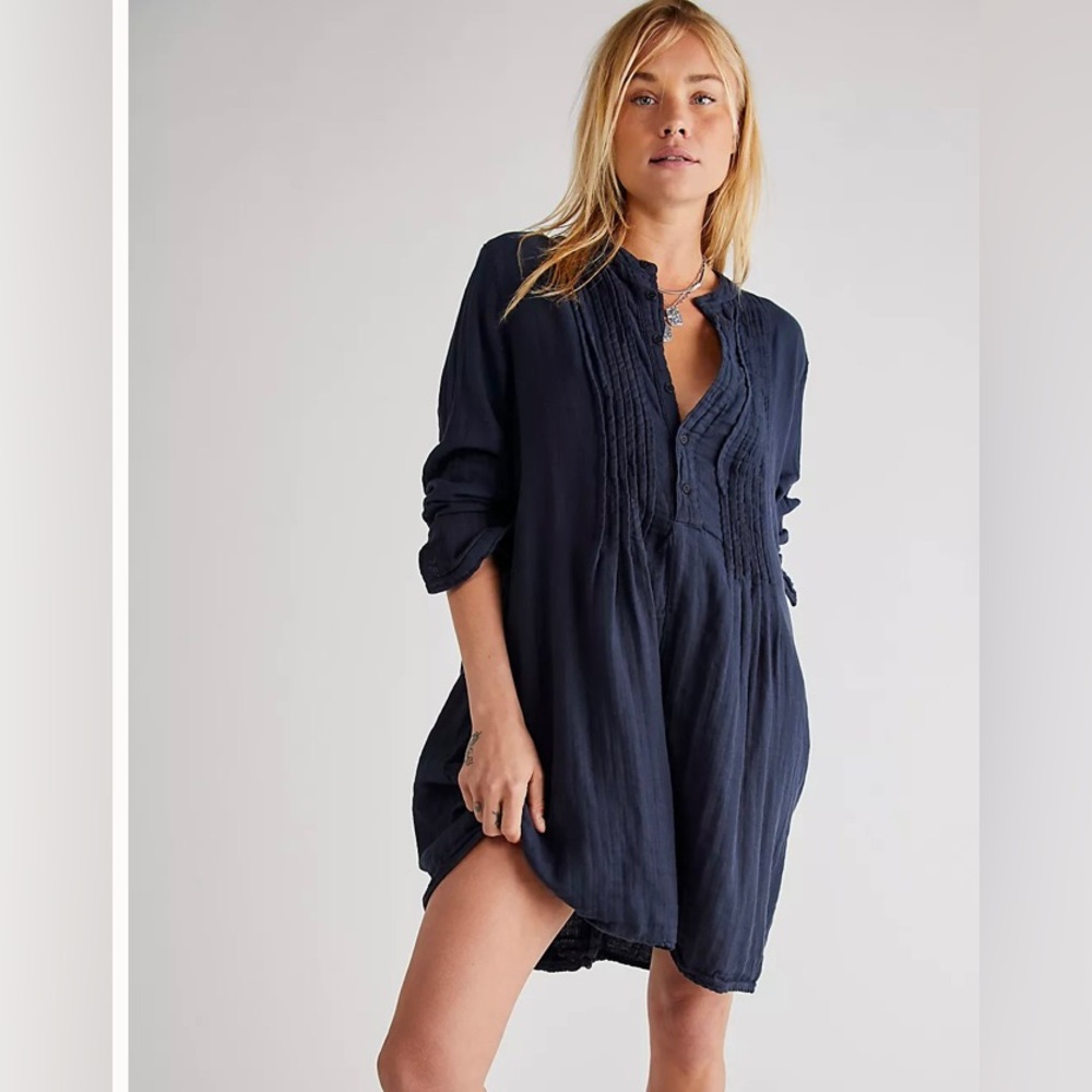 Free People x CP Shades Yoko Tunic Dress in Lava